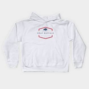 GRAY BUFFALO AMERICANA Kids Hoodie